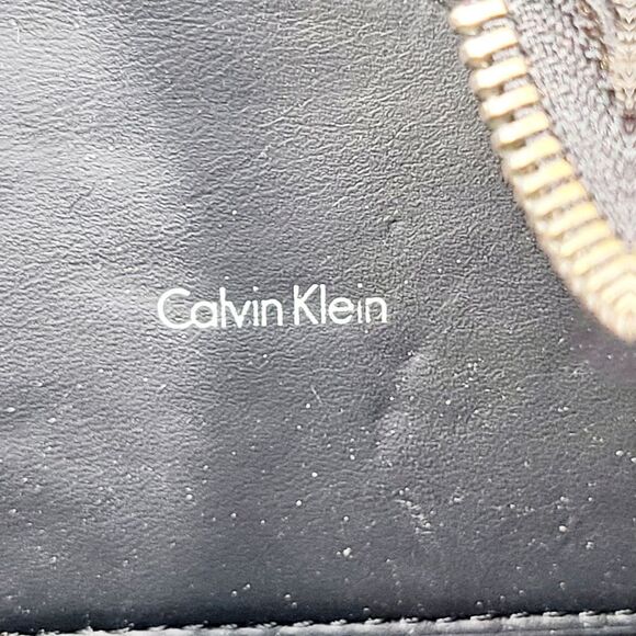 Calvin Klein Canvas Leather Bag - Picture 3 of 8